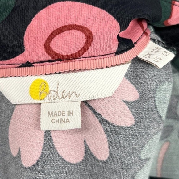 *NWT* BODEN Christobel Long Sleeve Shift in Black Floral Multi — 6 - Picture 6 of 6